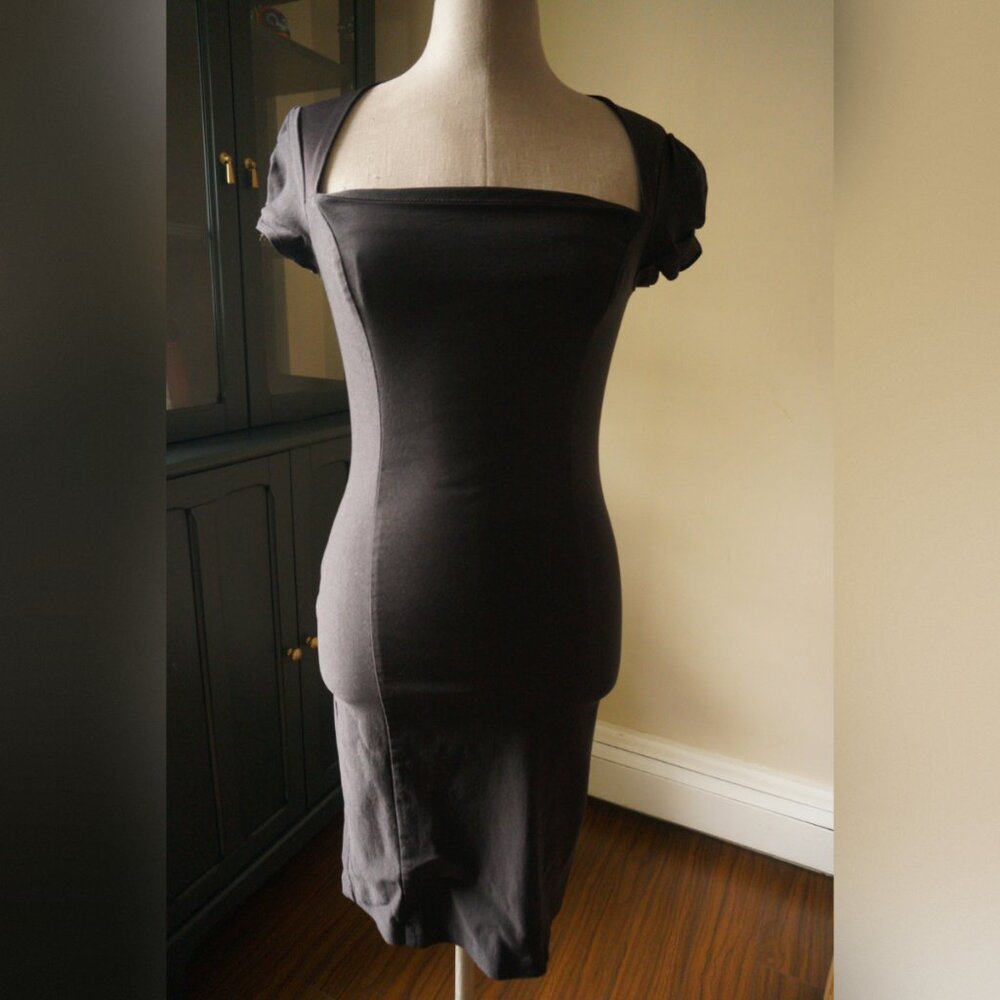 🖤 Lovely Day Pin-Up Retro Square Neck Wiggle Dress - Size S/M 🖤